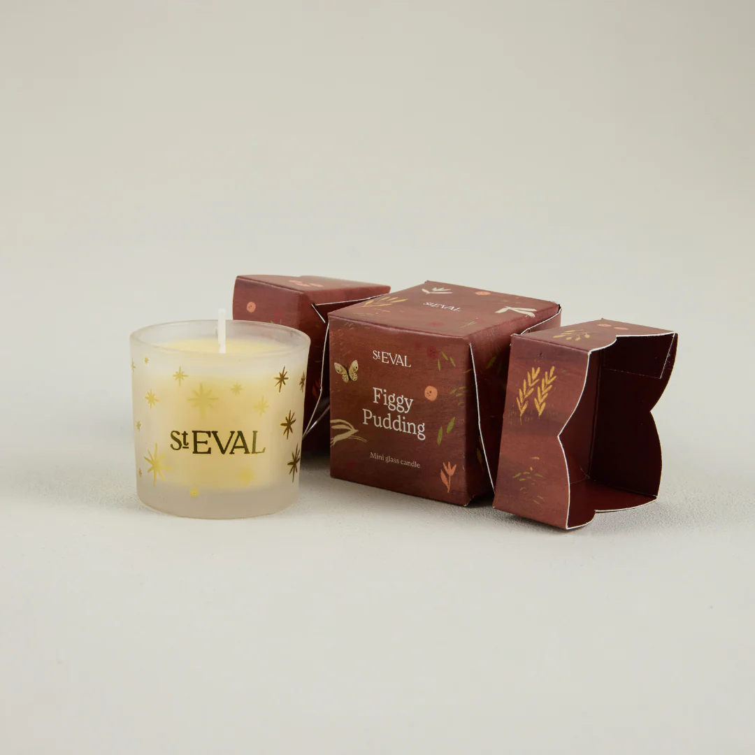 St Eval Figgy Pudding, Christmas Cracker Candle
