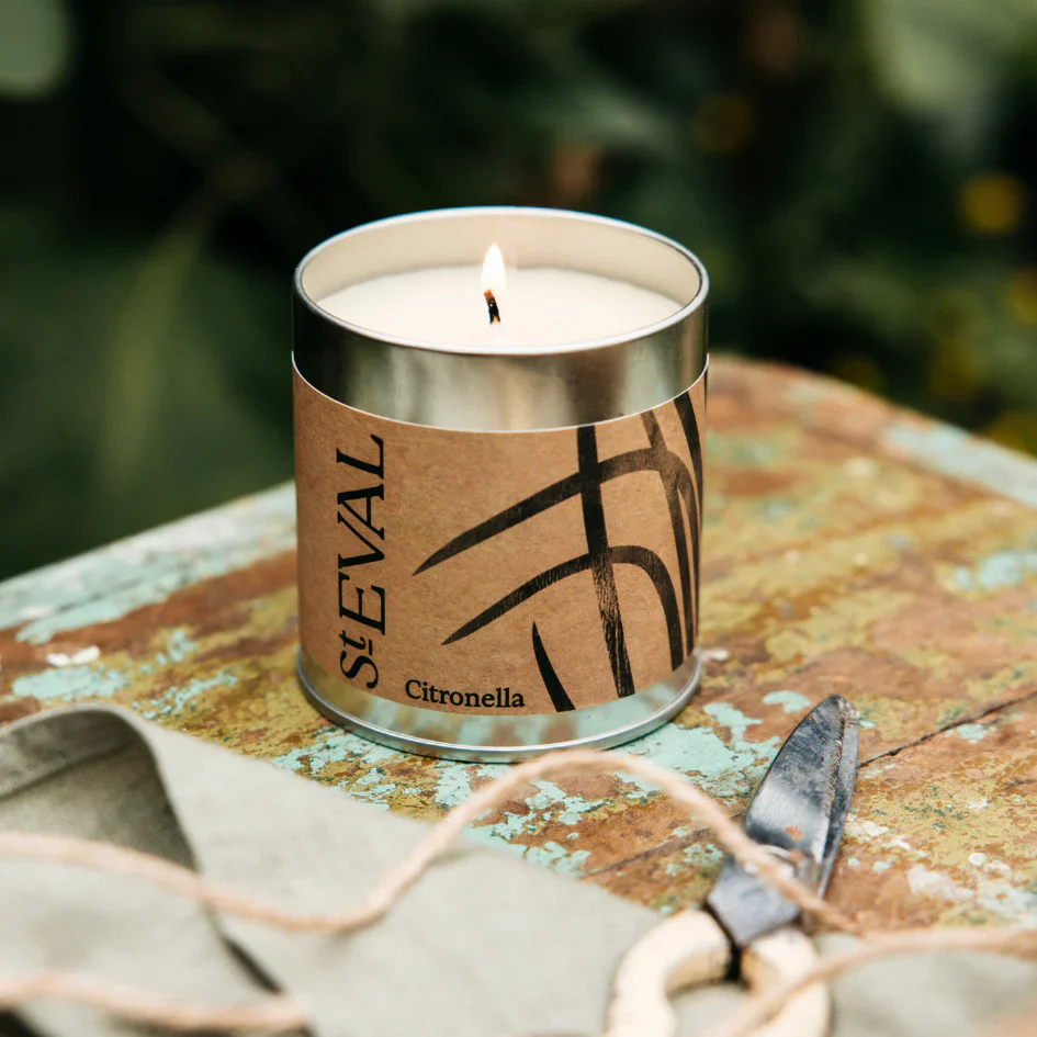 St Eval Citronella Tin Candle - Image 4