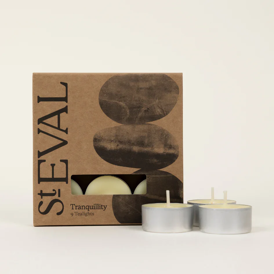 St Eval Tranquillity Scented Tea Lights x 9