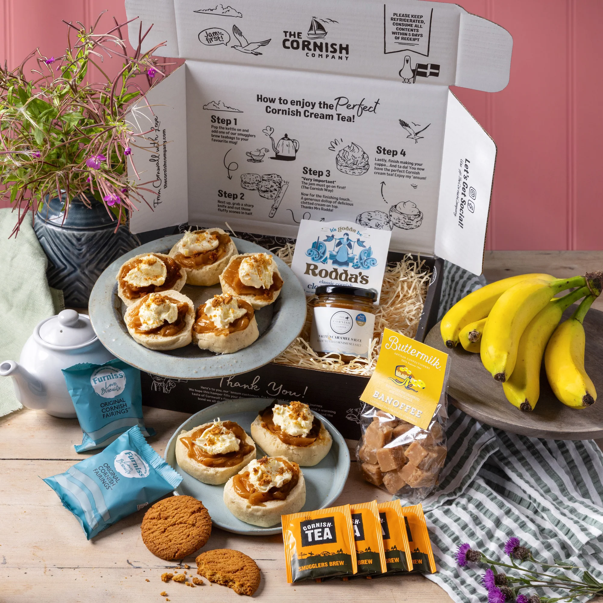The Banoffee Pie Cream Tea Hamper