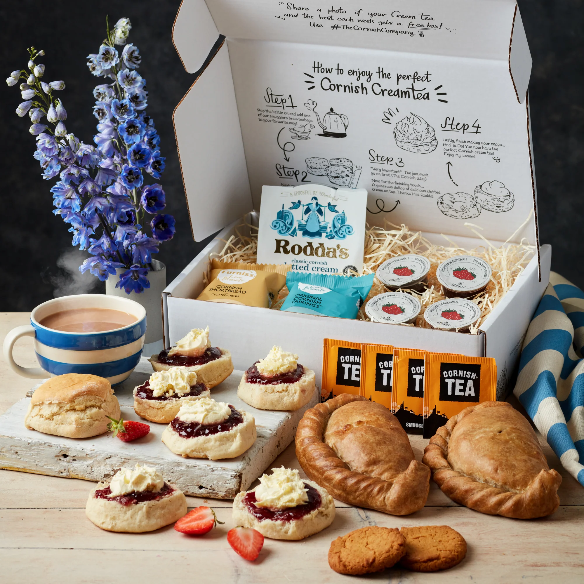 The Pasty & Cream Tea Hamper - Image 4